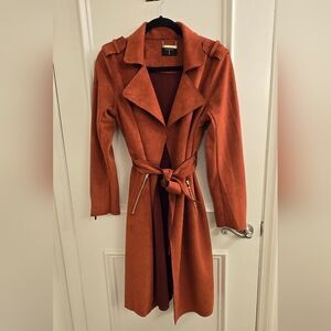 Rust Brown Trench Coat